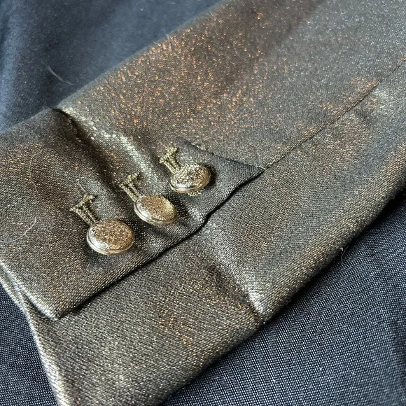 Bronze Gold Shimmer Blazer - Picture 4 of 9